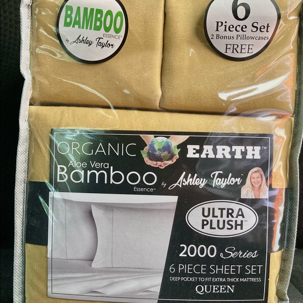 Ashley Taylor Bamboo Queen Sheets 6pcs Brand New